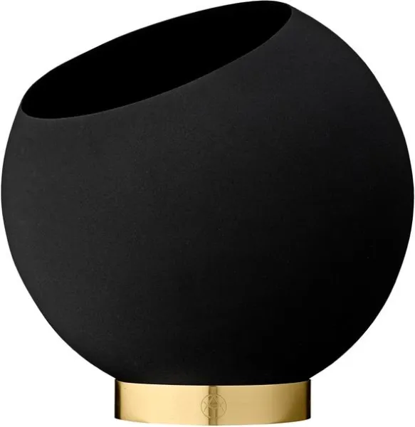 AYTM GLOBE Kukkaruukku Musta Ø21 cm