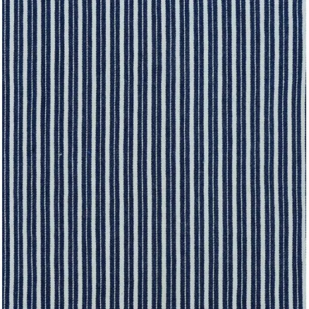 Denim-kangas 145cm 008 Tummansininen Raidat - 50cm