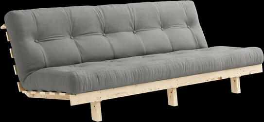Karup Design Lean Vuodesohva Patjalla Alpha 130x200 Harmaa/Raaka
