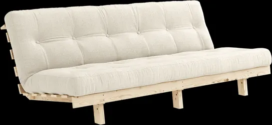 Karup Design Lean -vuodesohva patjalla Alpha 130x200 Pellava/Raaka