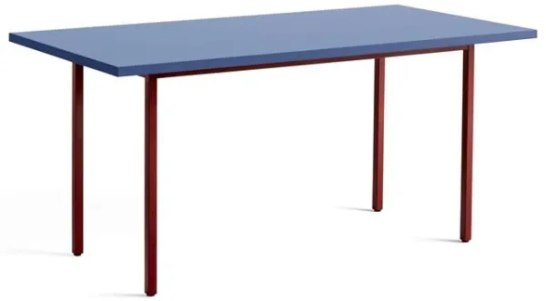 HAY Two-Colour Ruokapöytä L160 Maroon Red/Blue